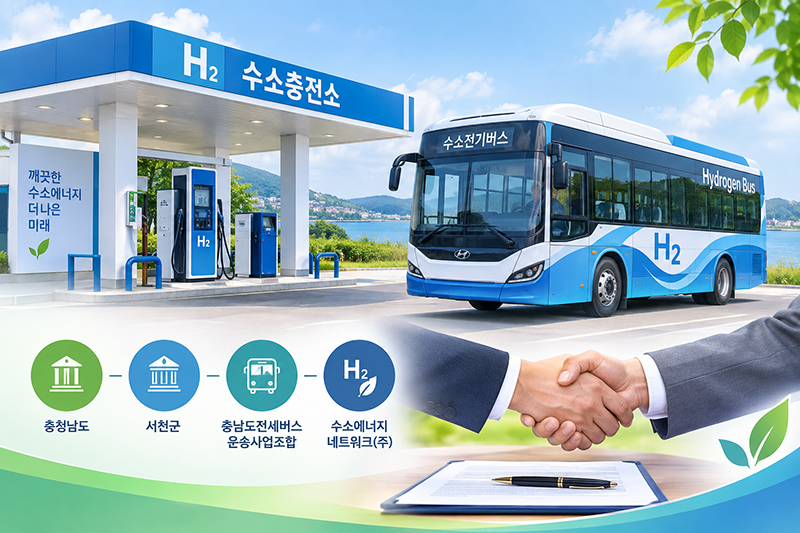 서천군, 수소충전소 친환경 교통망 ‘구축’