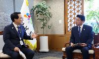 유승광 군수, 도에 핵심 현안 지원 요청